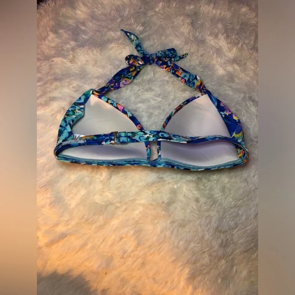 Goddess Enhancer Colorful Floral Bikini Top Multiple sizes